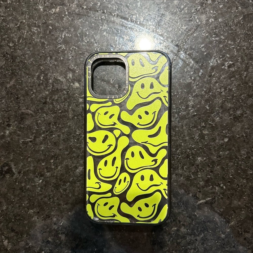 Smiley Face Phone Case - Yellow